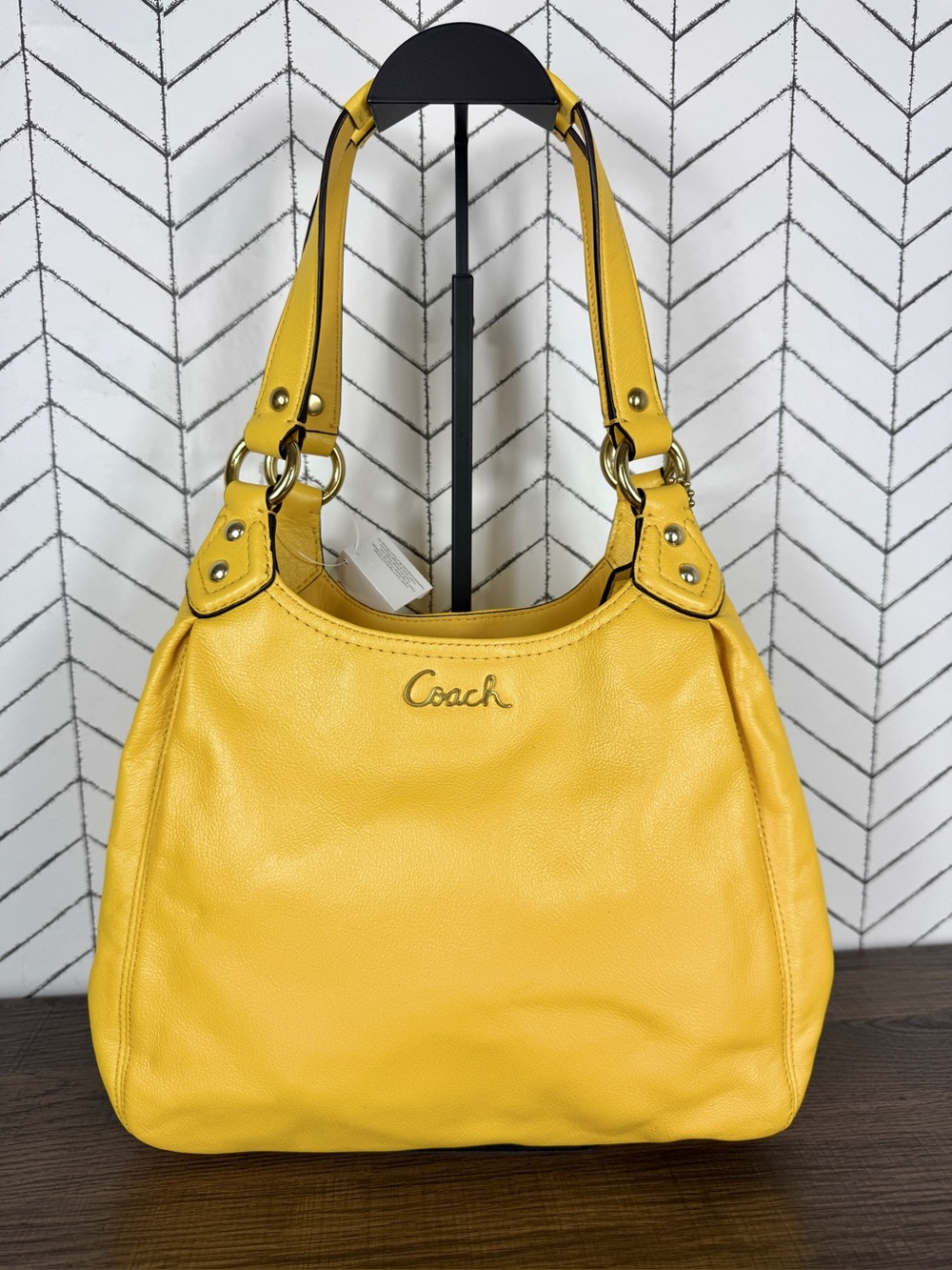 Coach Yellow Shoulder Bag